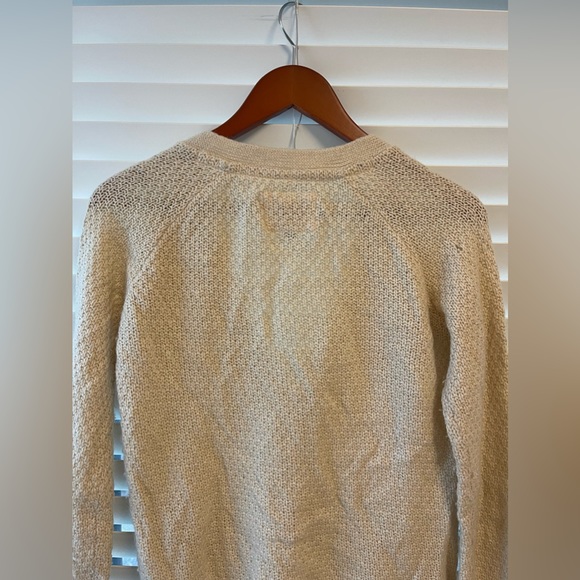 Cream Button Up Cardigan - Picture 7 of 9